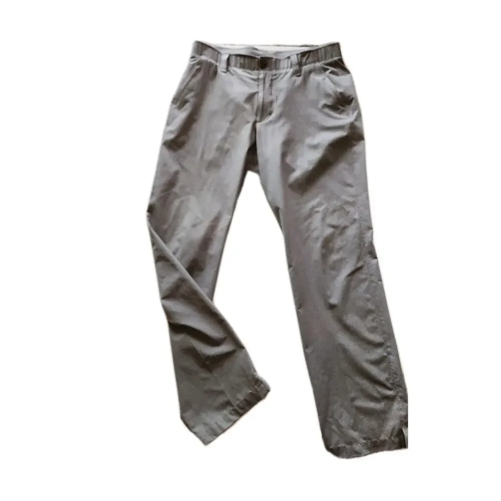 Under Armour Storm Grey Pants Mens 34/32 Stretchy Golf Dress Up Minimalist